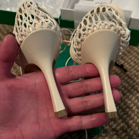 Bottega Veneta Mesh Stretch Sandals - Picture 2 of 9